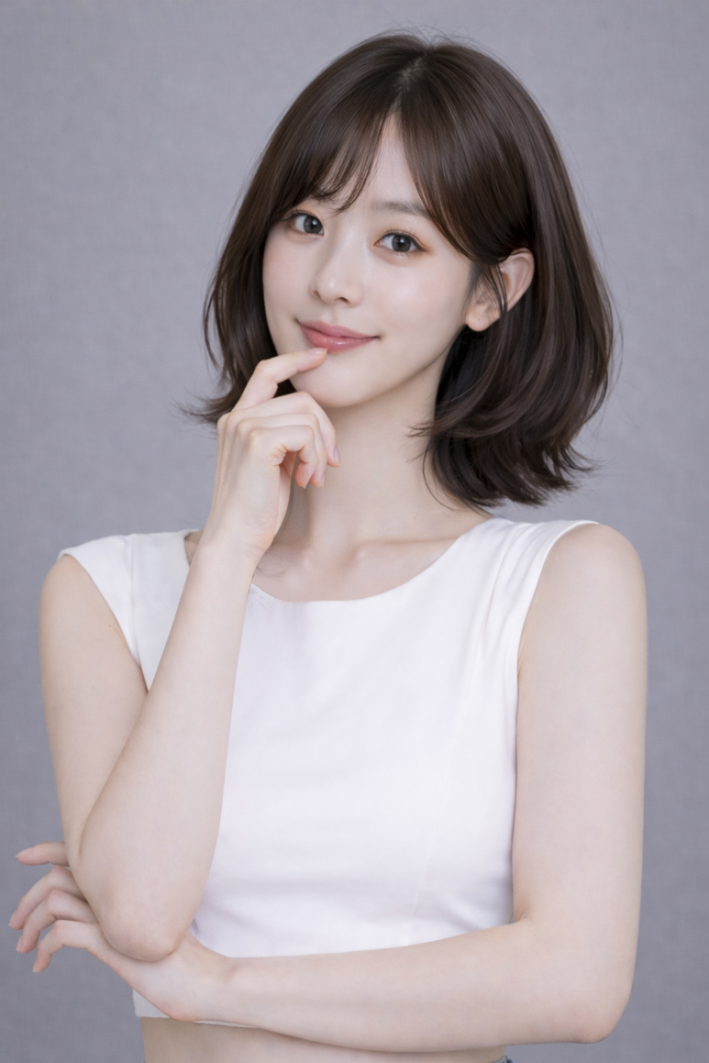 최서아-사이드뱅 헤어스타일 #018