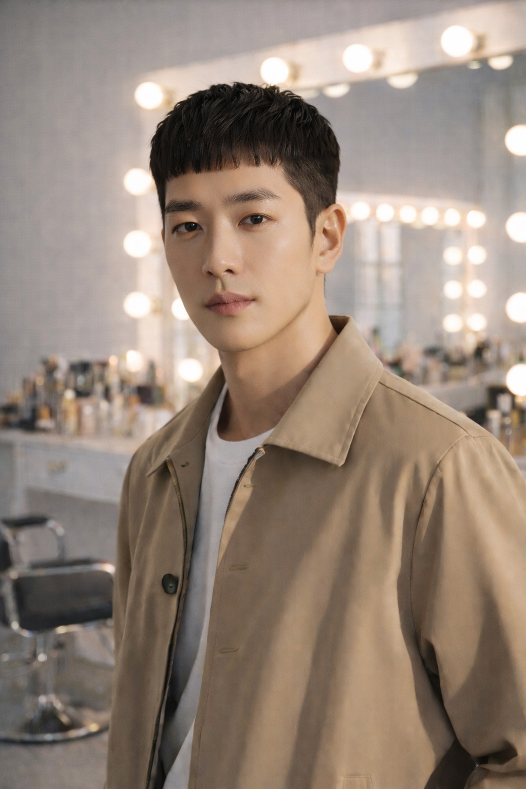 프렌치크롭 헤어스타일 #009